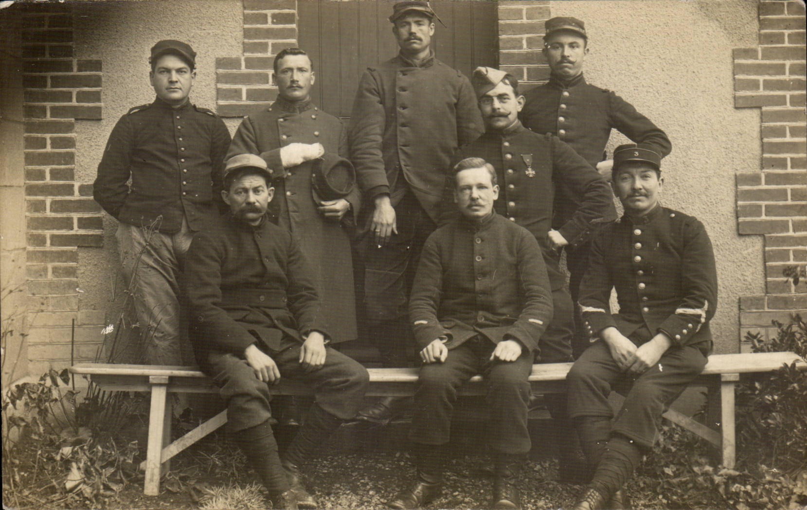 Real photo Militaria Soldiers