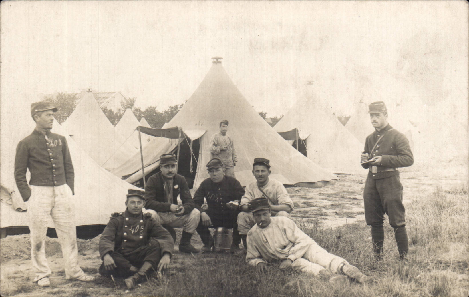 Real photo Militaria Soldiers