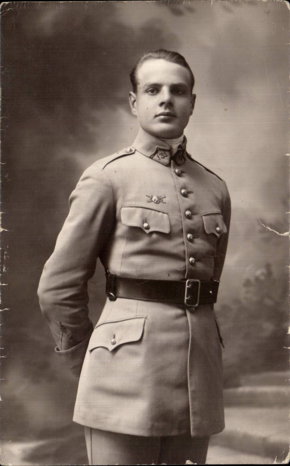 Real photo Militaria Soldier