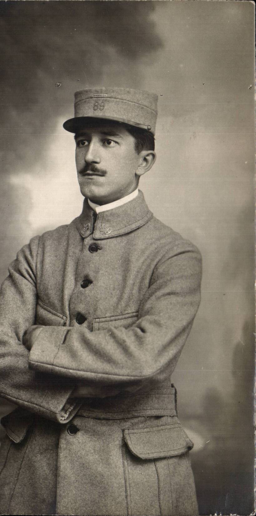 Real photo Soldier Militaria Nice