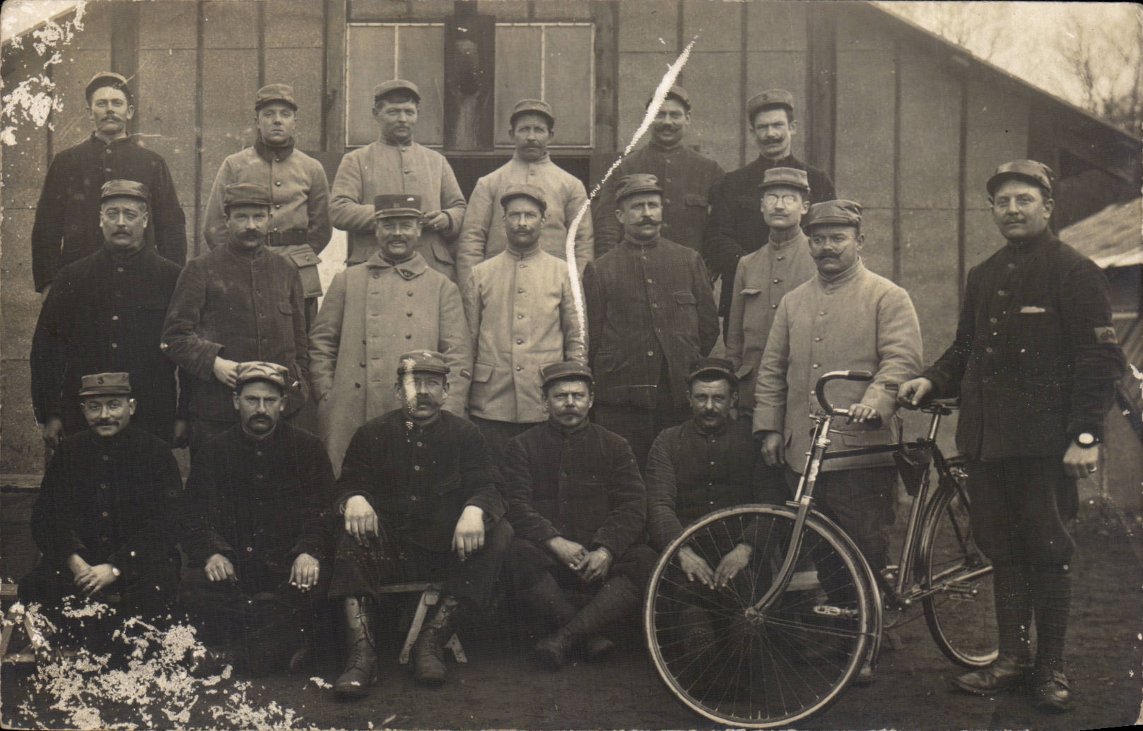 Real photo Soldat Militaria Velo Cycles Cycling