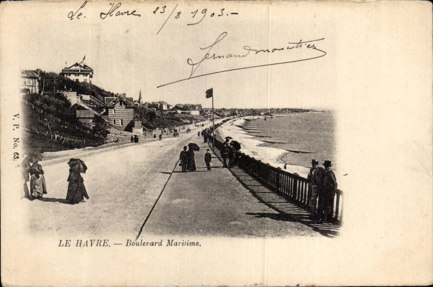 Le Havre - Maritime Boulevard - CPA