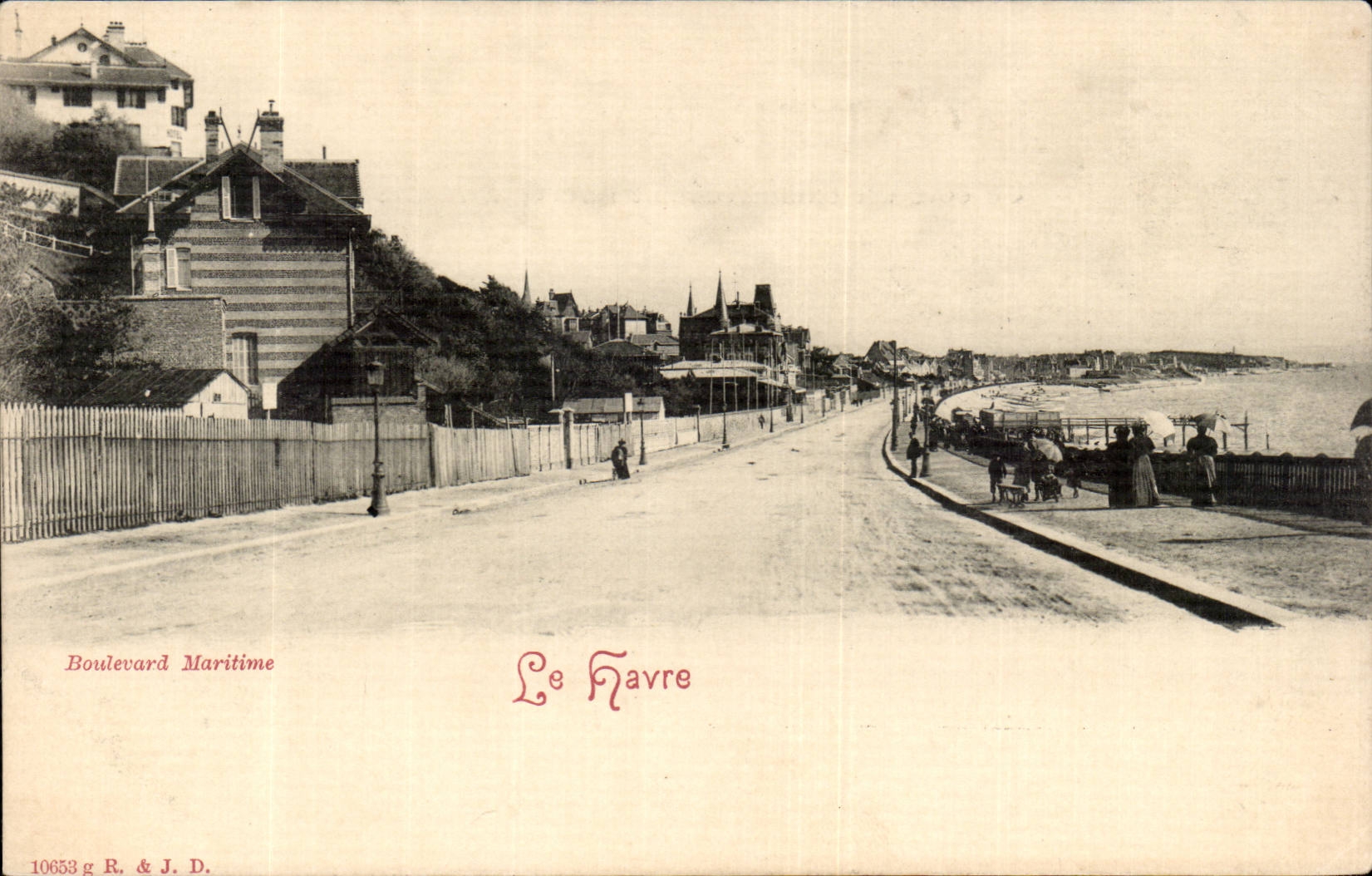 Le Havre - the Maritime Boulevard - CPA