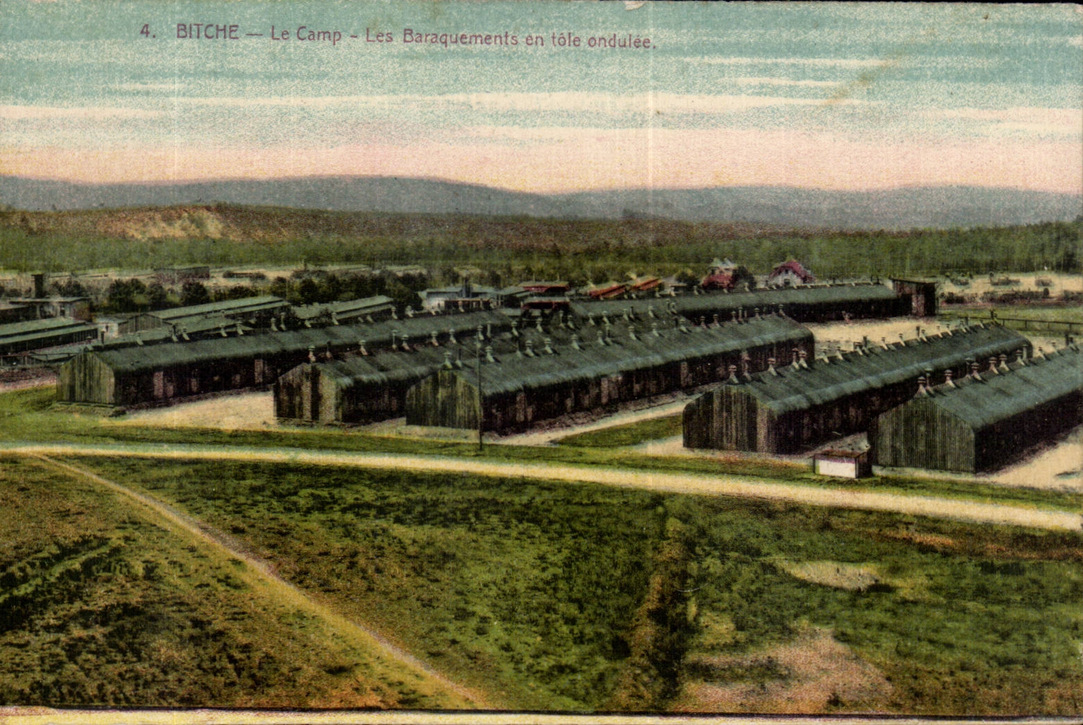 Camp of Bitche - the Camp - CPA