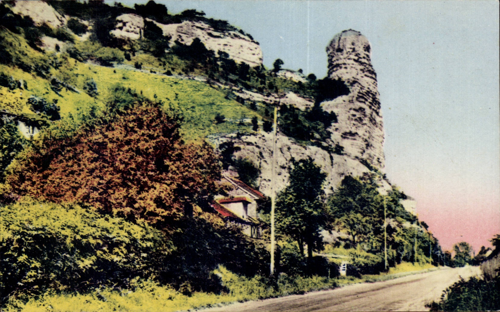 Oissel - the Rock of the Pinion - CPA