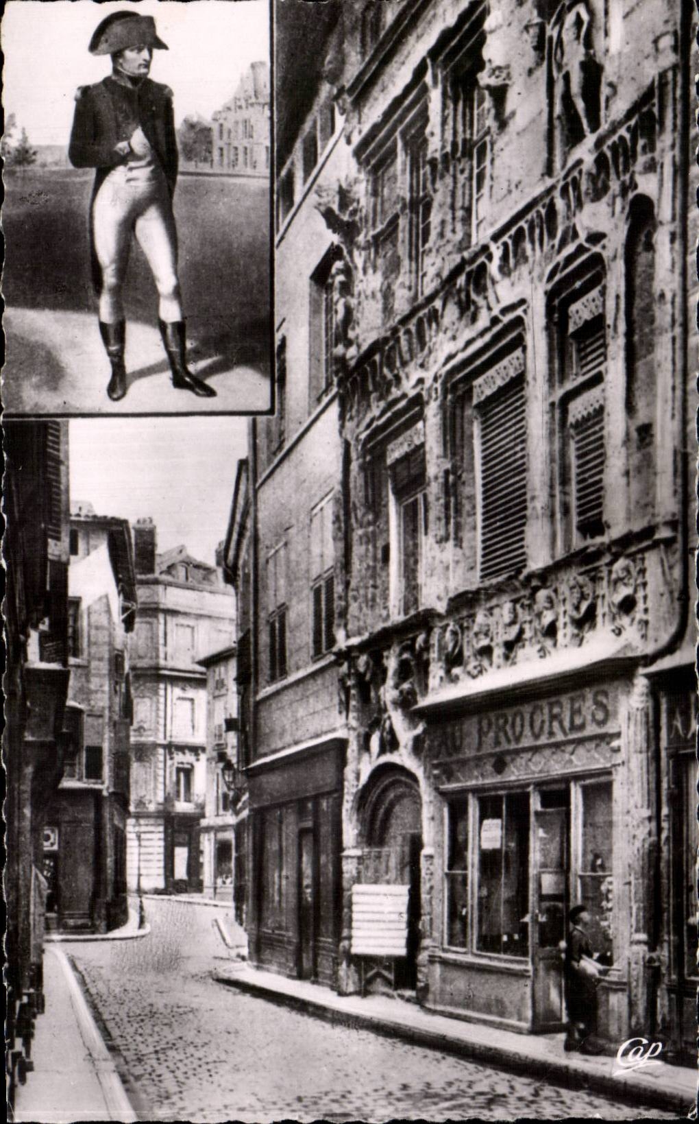 Valencia - casa de las cabezas de Napoleon - CPA