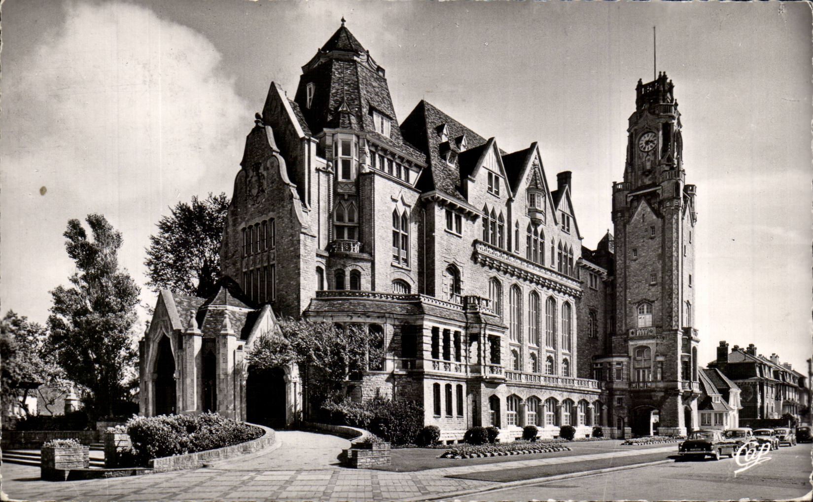 Touquet - playa de Paris - ayuntamiento - CPA