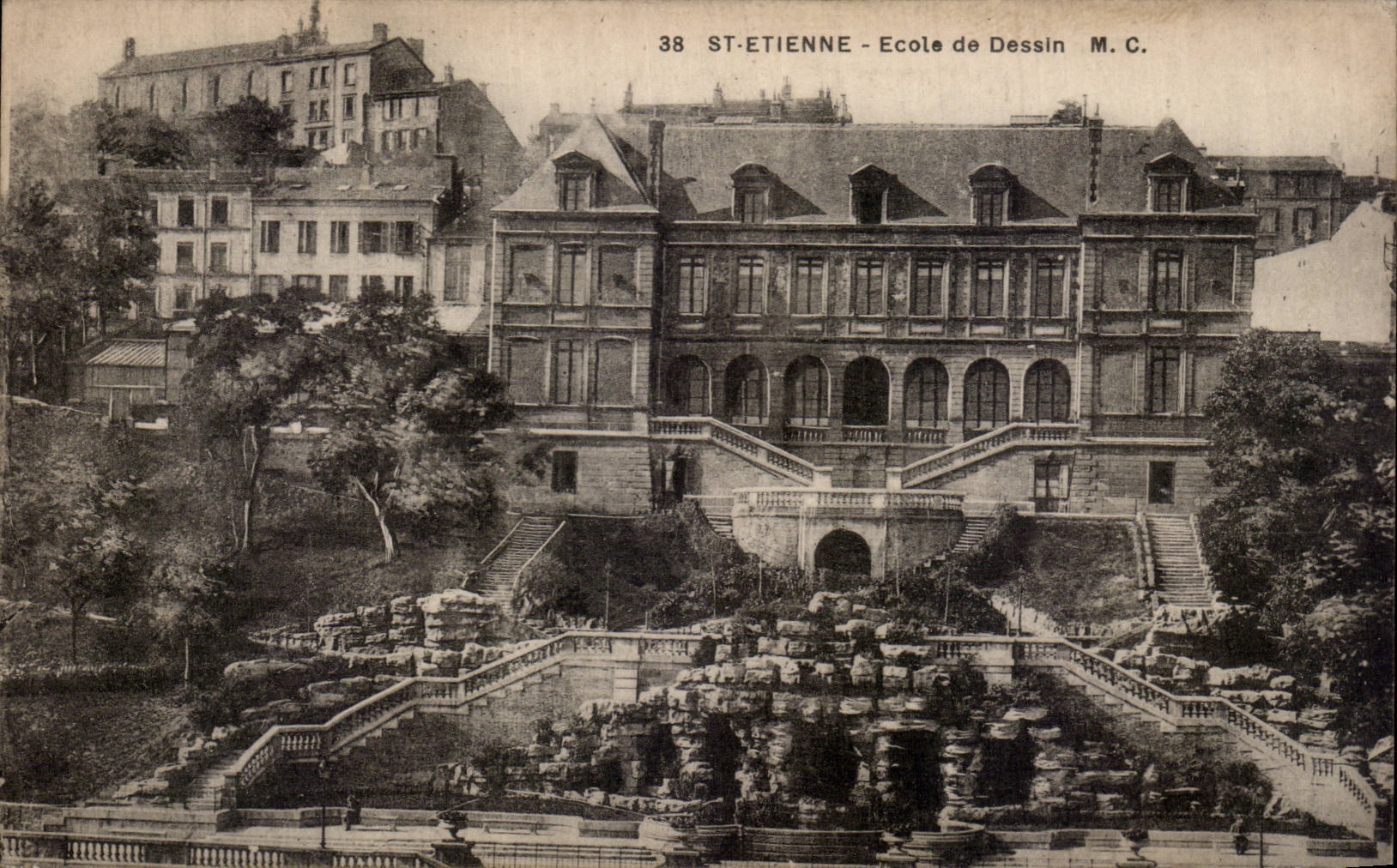 St Etienne - Art school - CPA