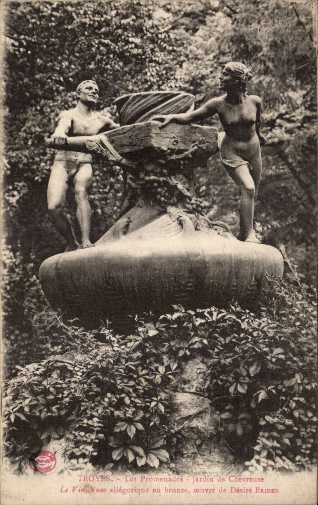 Troyes - Garden of Chevreuse - CPA