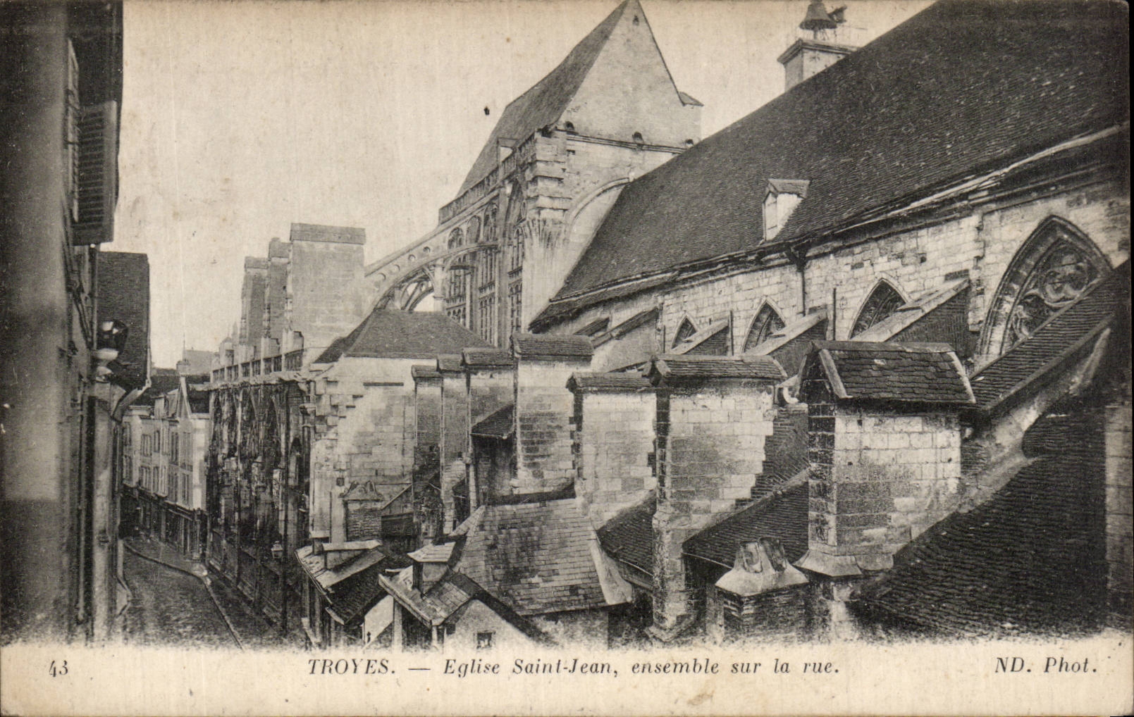 Troyes - Church Saint Jean - CPA