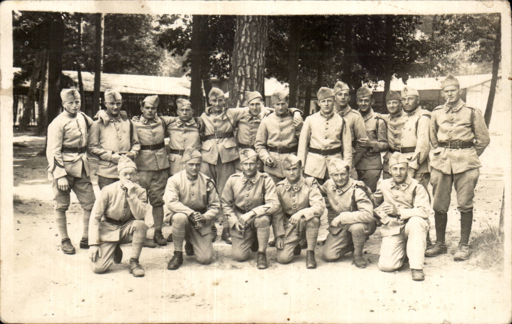 Real photo Militaria Soldiers