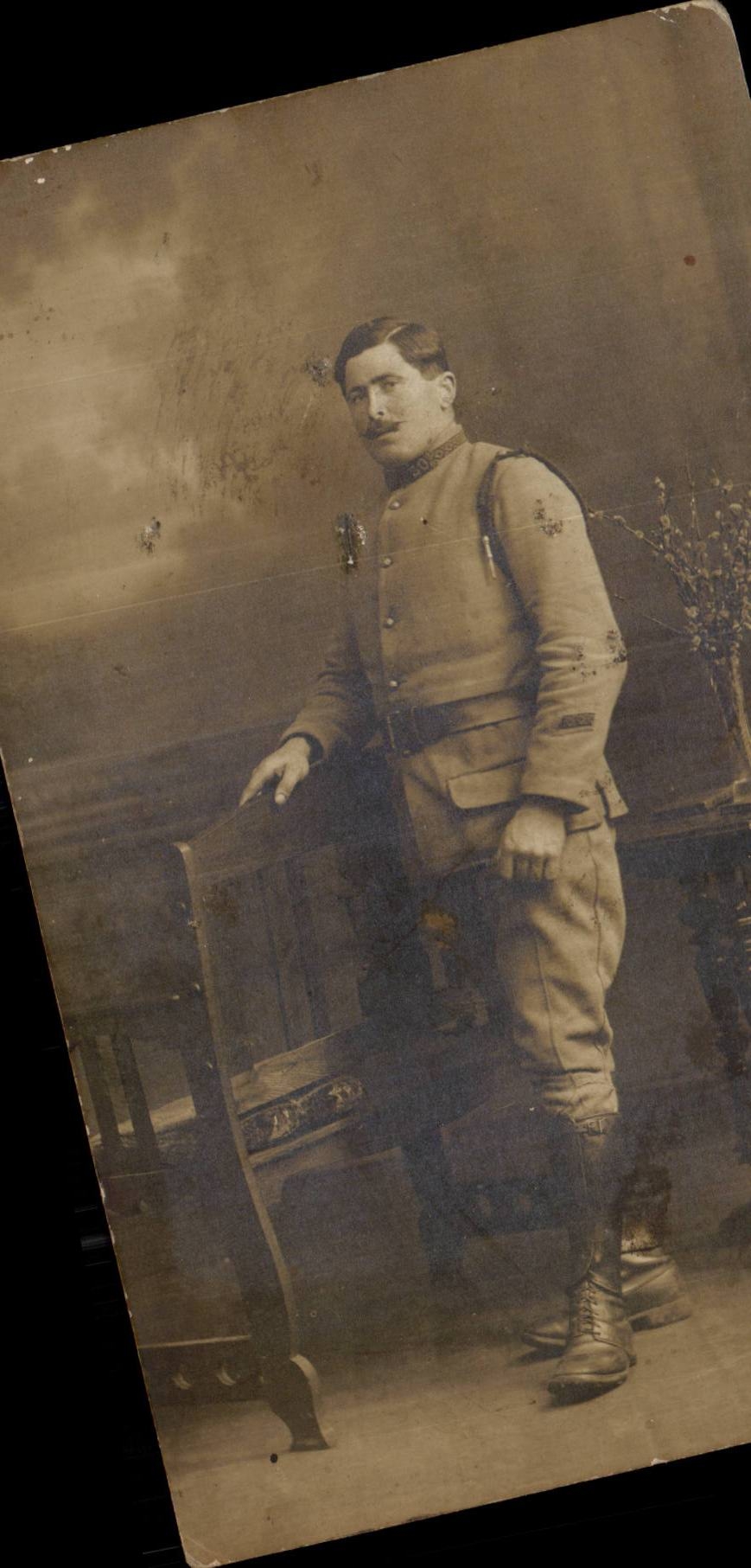 Real photo Militaria Soldier