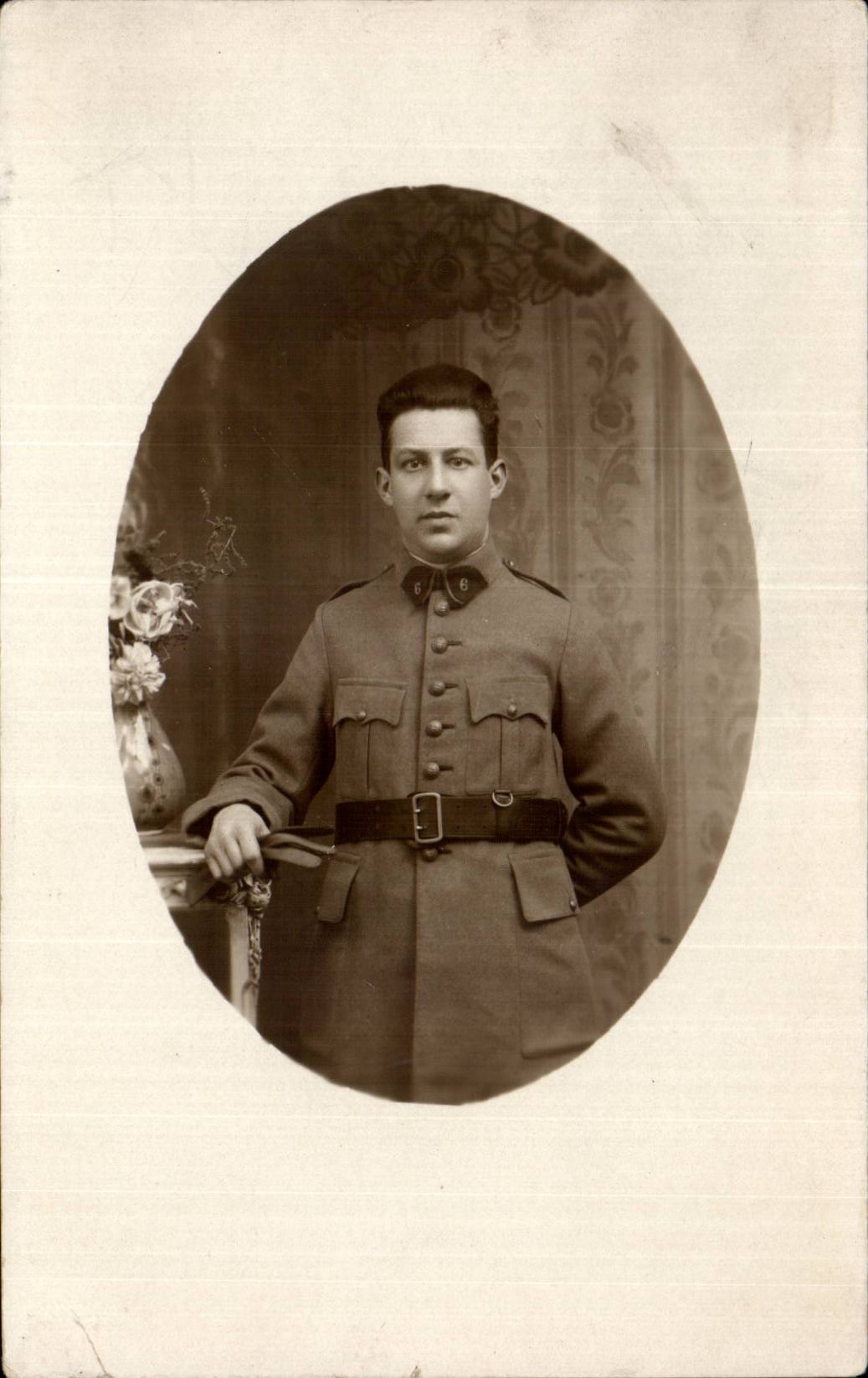 Real photo Militaria Soldier