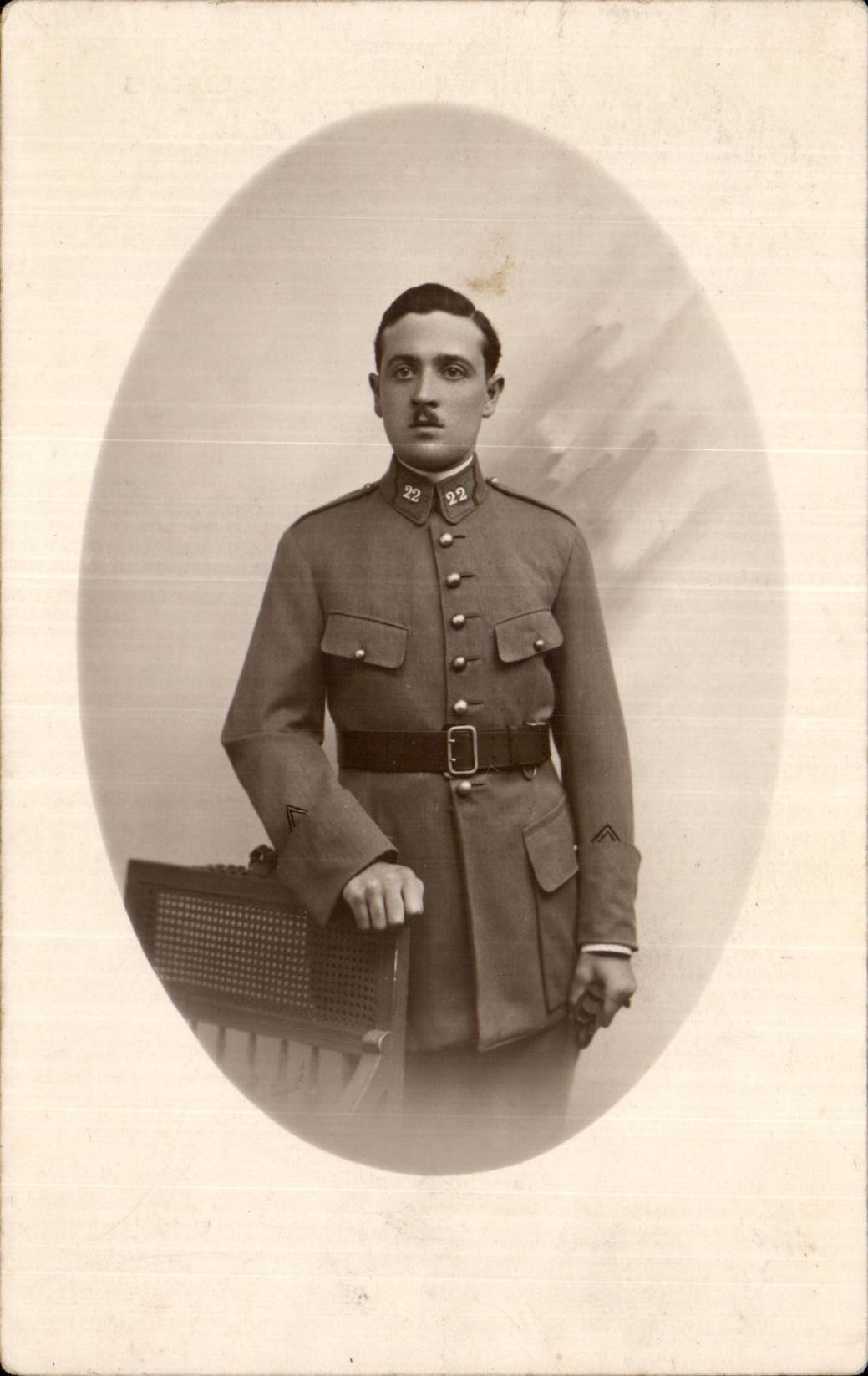 Real photo Militaria Soldier