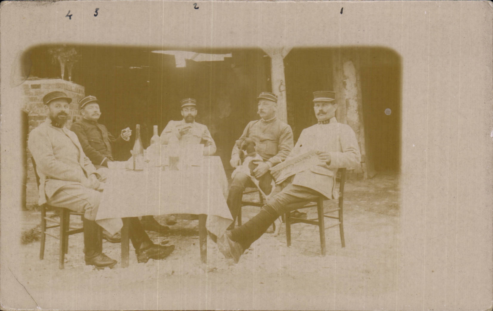 Real photo Militaria Soldiers