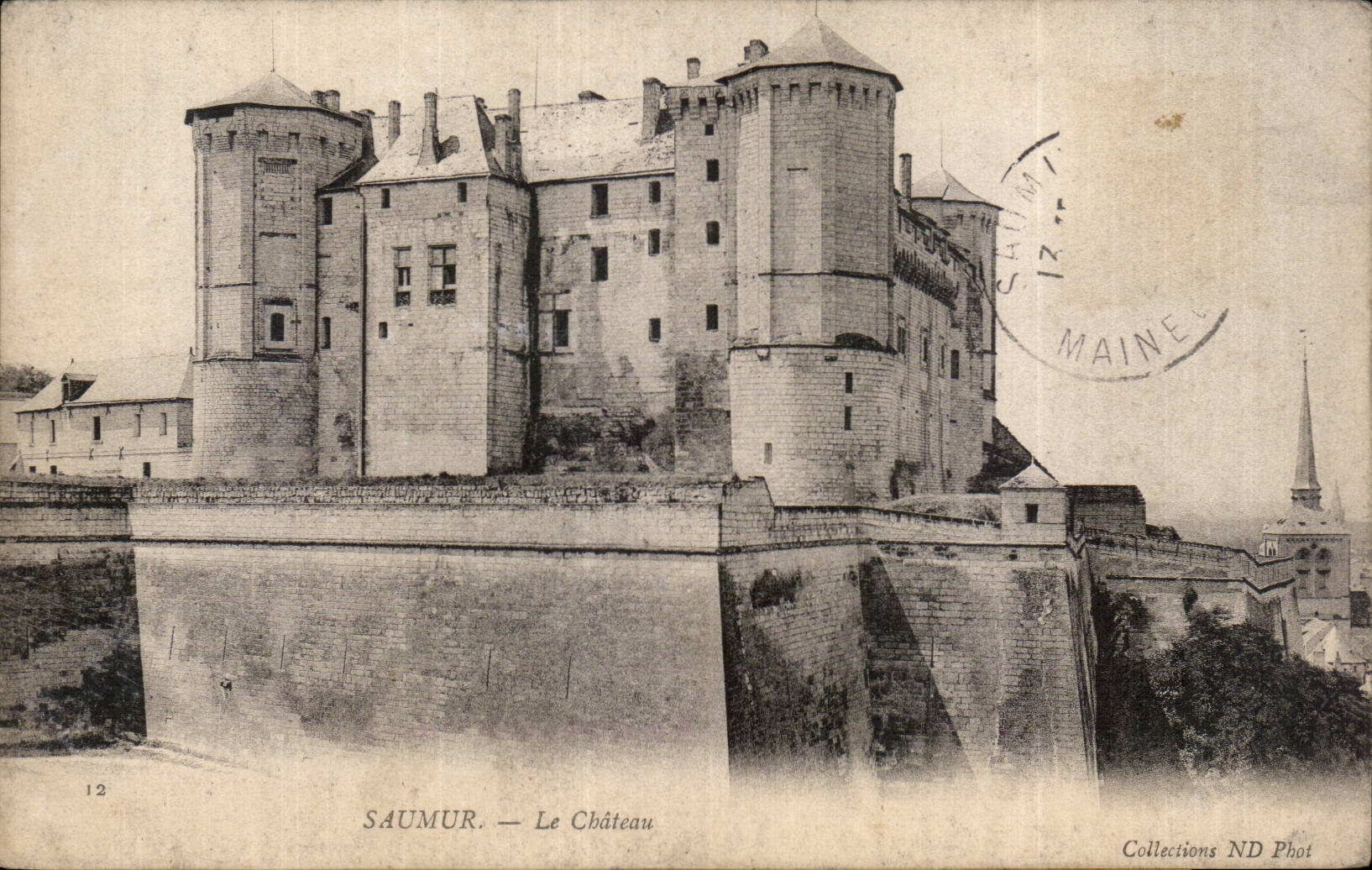 Saumur - the Castle - CPA