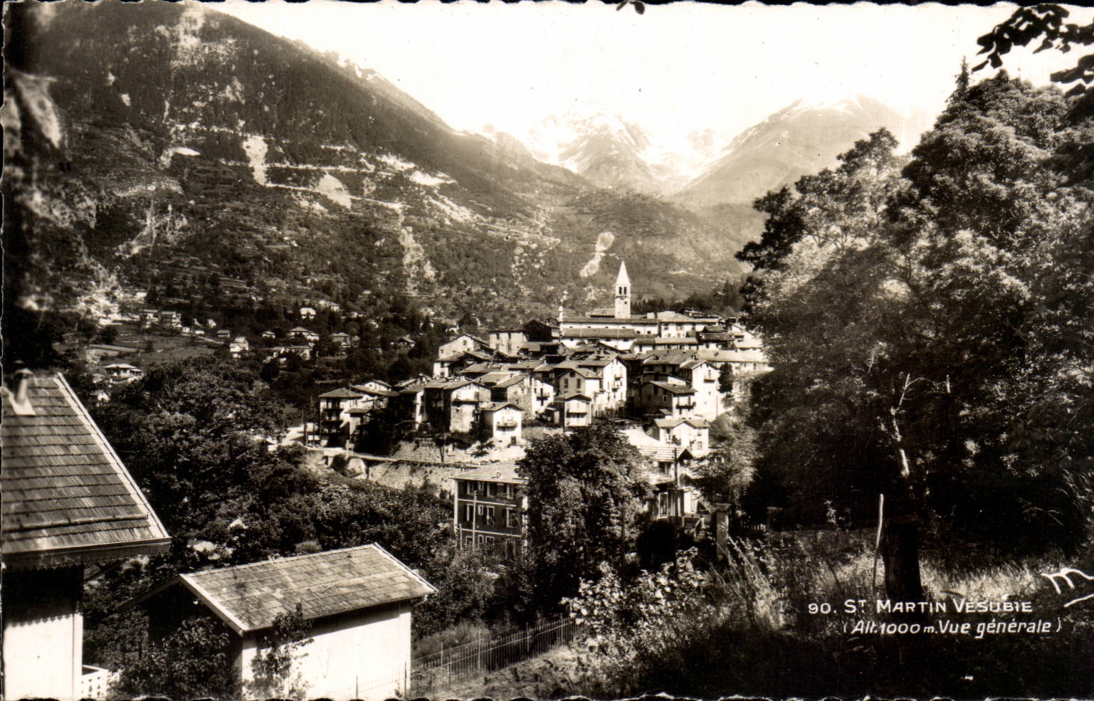 San Martin Vesubie - vision - CPA