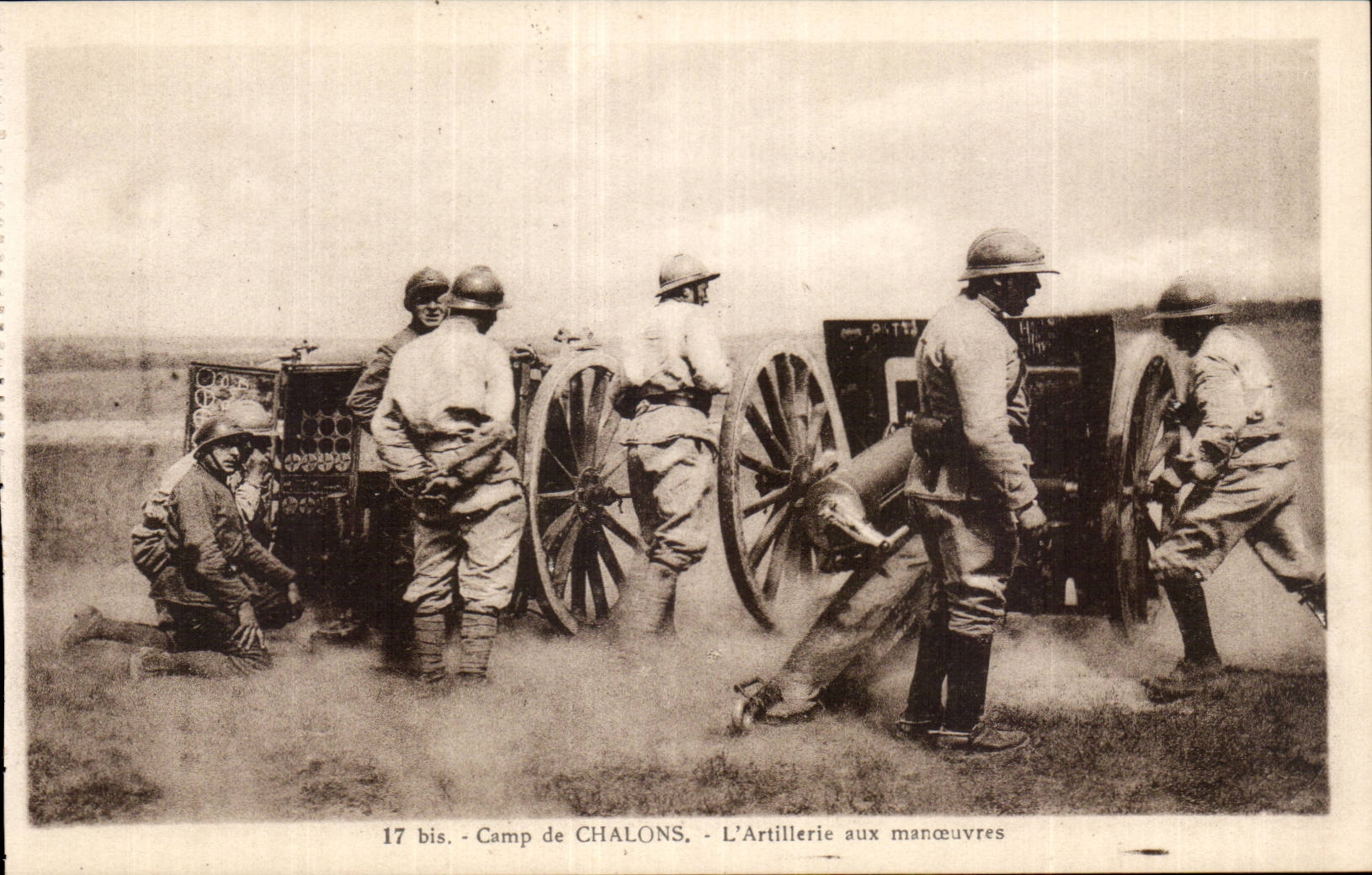 Camp of Trawl-nets - Artillery to the Militaria Operations - CPA