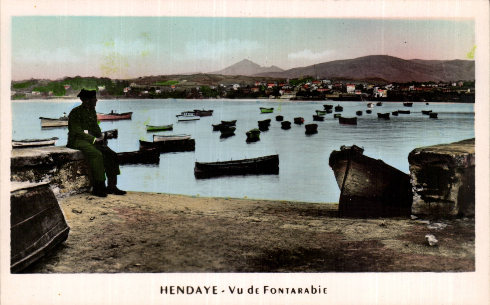 Hendaye - Sight of Fontarabie - CPA