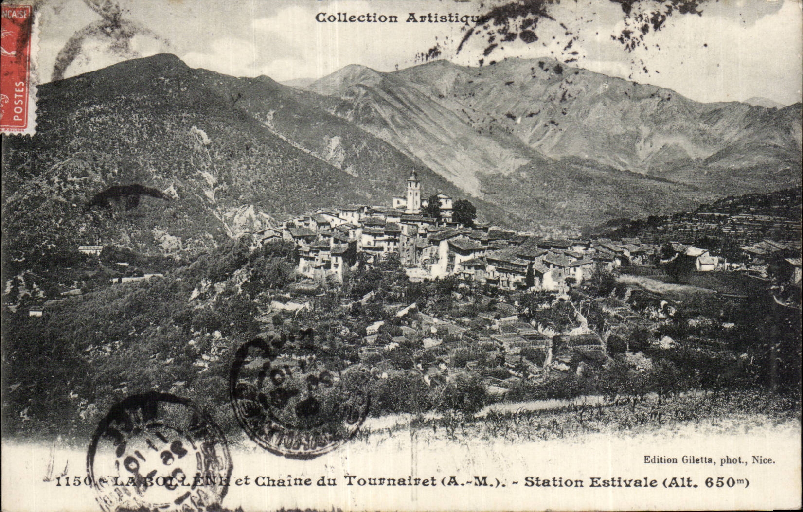 Labollene y la cadena de Tournairet - estacion estival - CPA