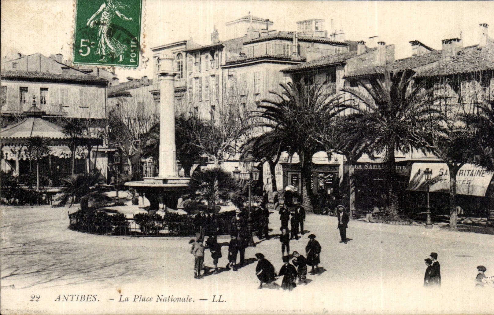 Antibes - el lugar nacional - CPA