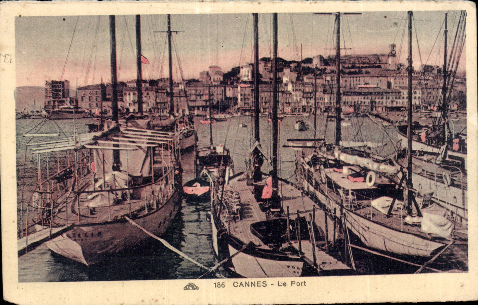 Cannes - the Port - CPA