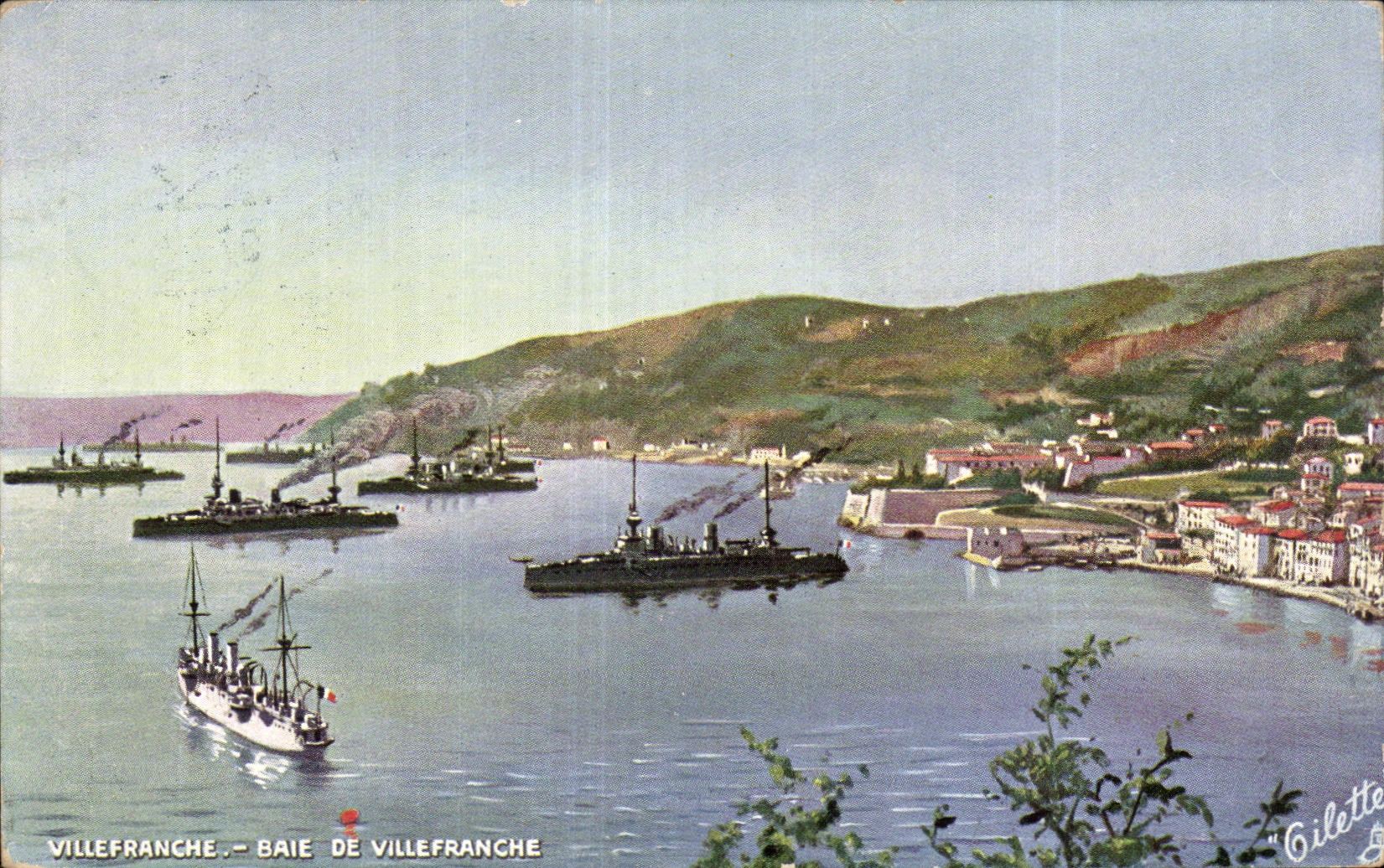 Villefranche - Bay on Villefranche - CPA