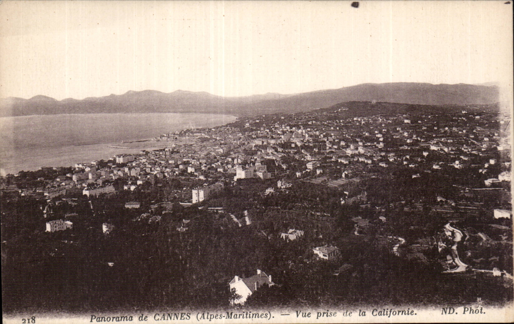 Cannes - Seen from of California - CPA