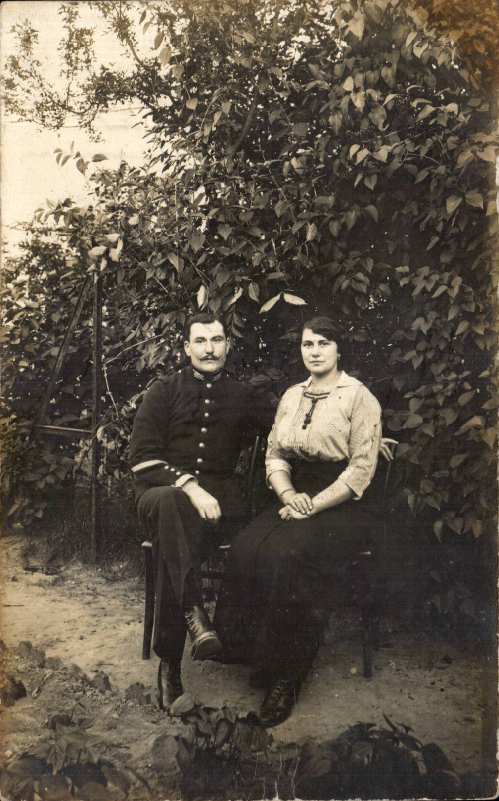 Real photo Militaria Soldier