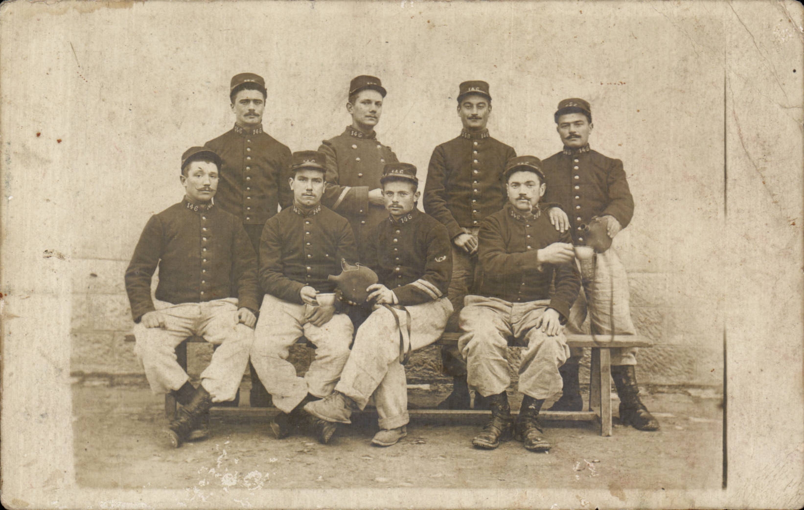 Real photo Militaria Soldiers