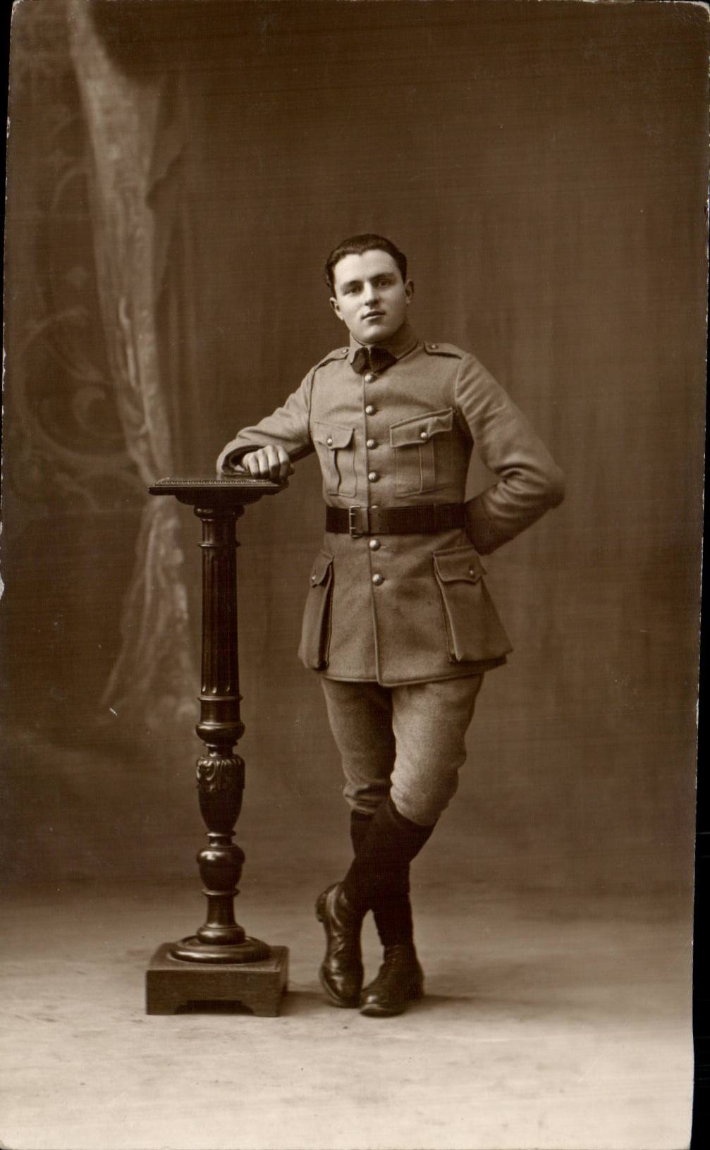 Real photo Militaria Soldier