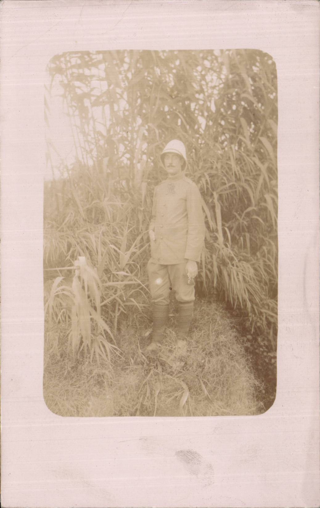 Real photo Militaria Soldier Casablanca Morocco 1911