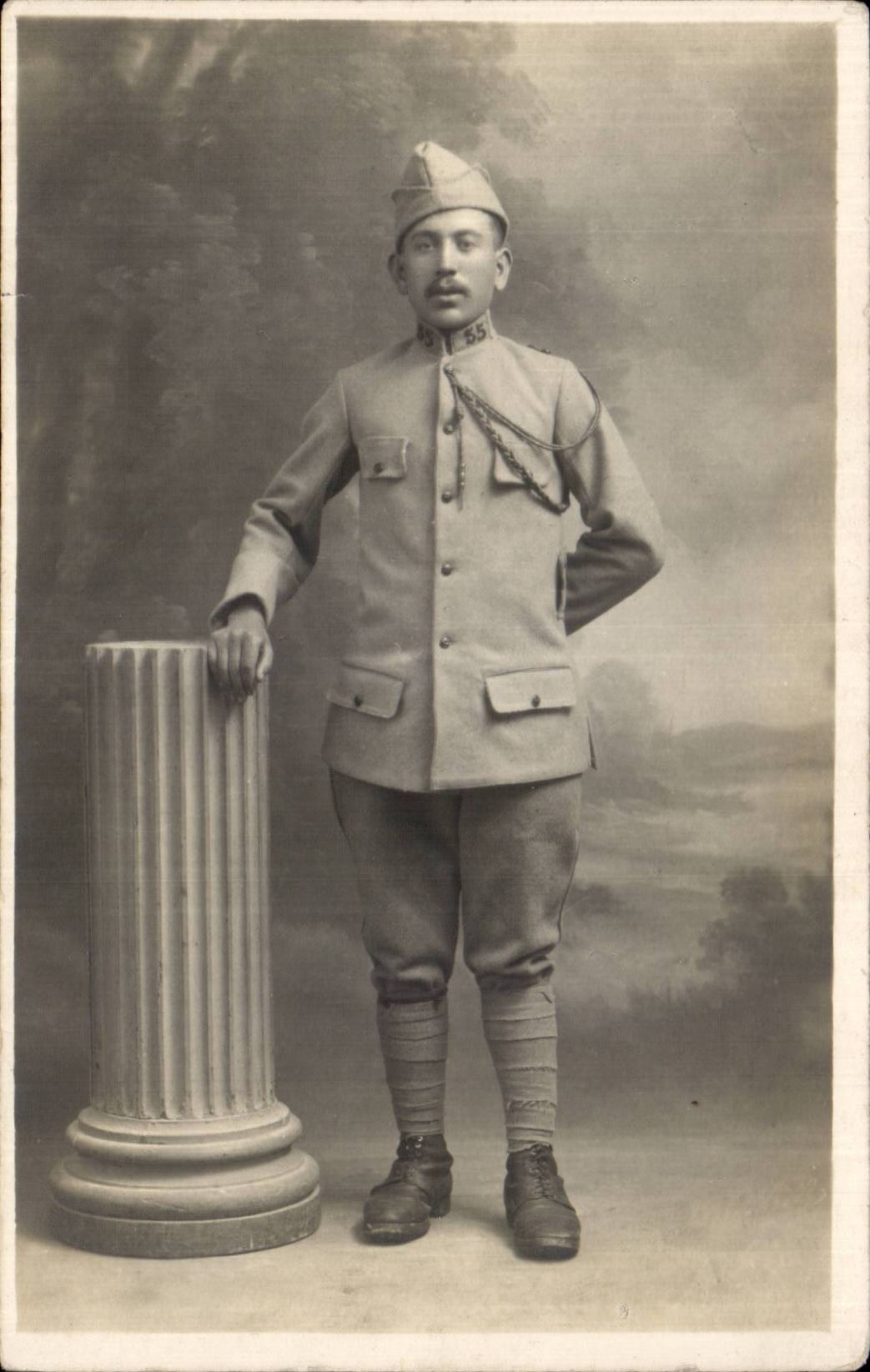 Real photo Militaria Soldier