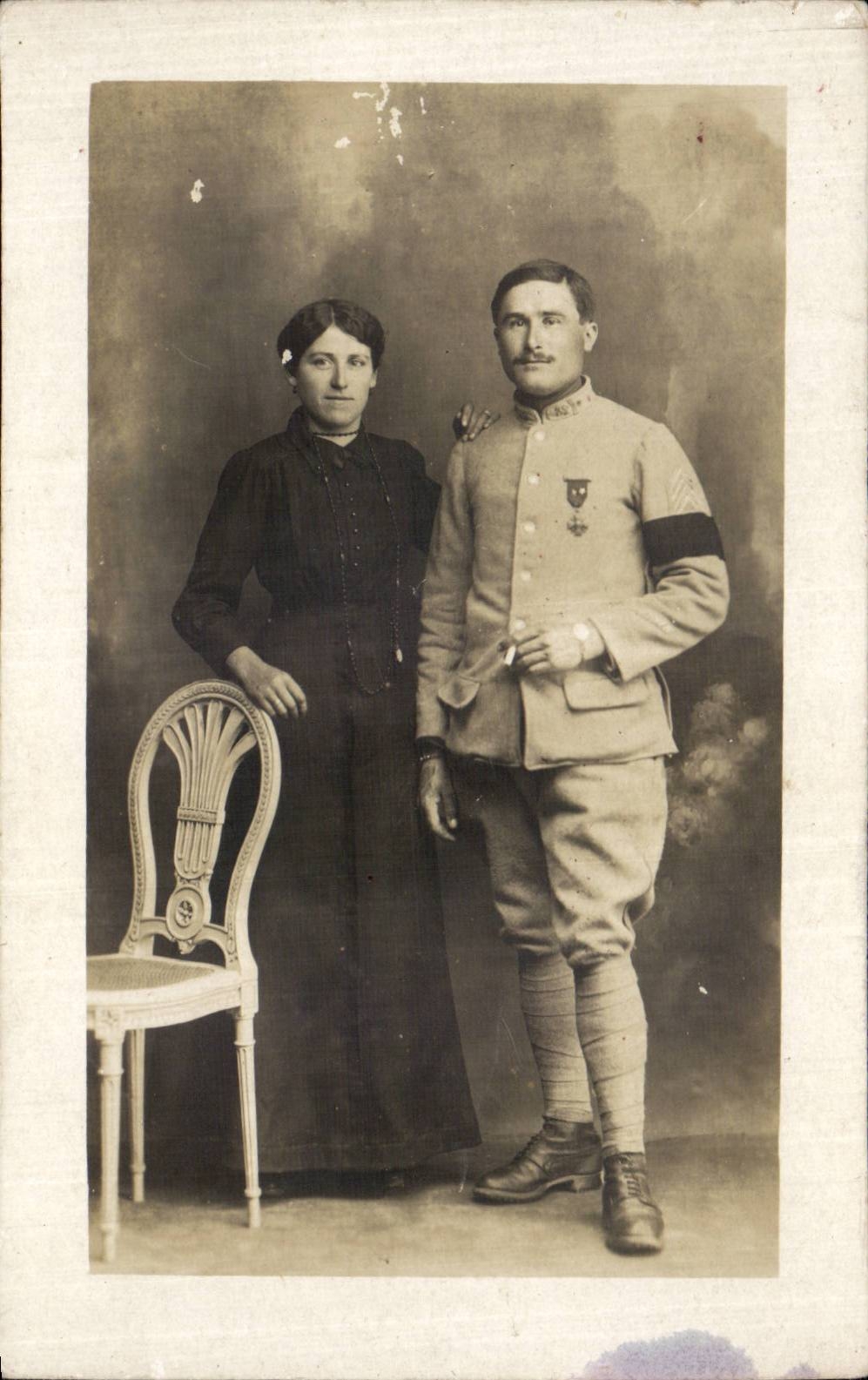 Real photo Militaria Soldier