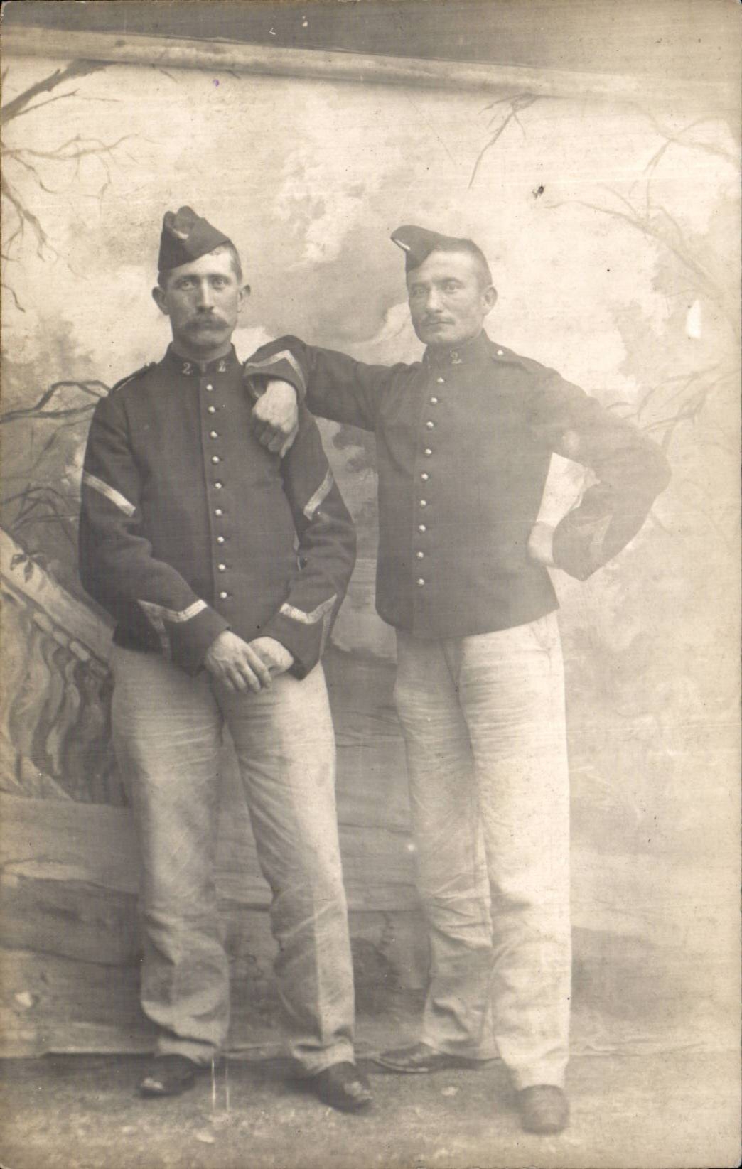 Real photo Militaria Soldiers