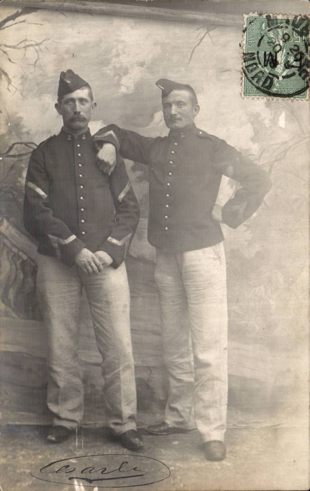 Real photo Militaria Soldiers