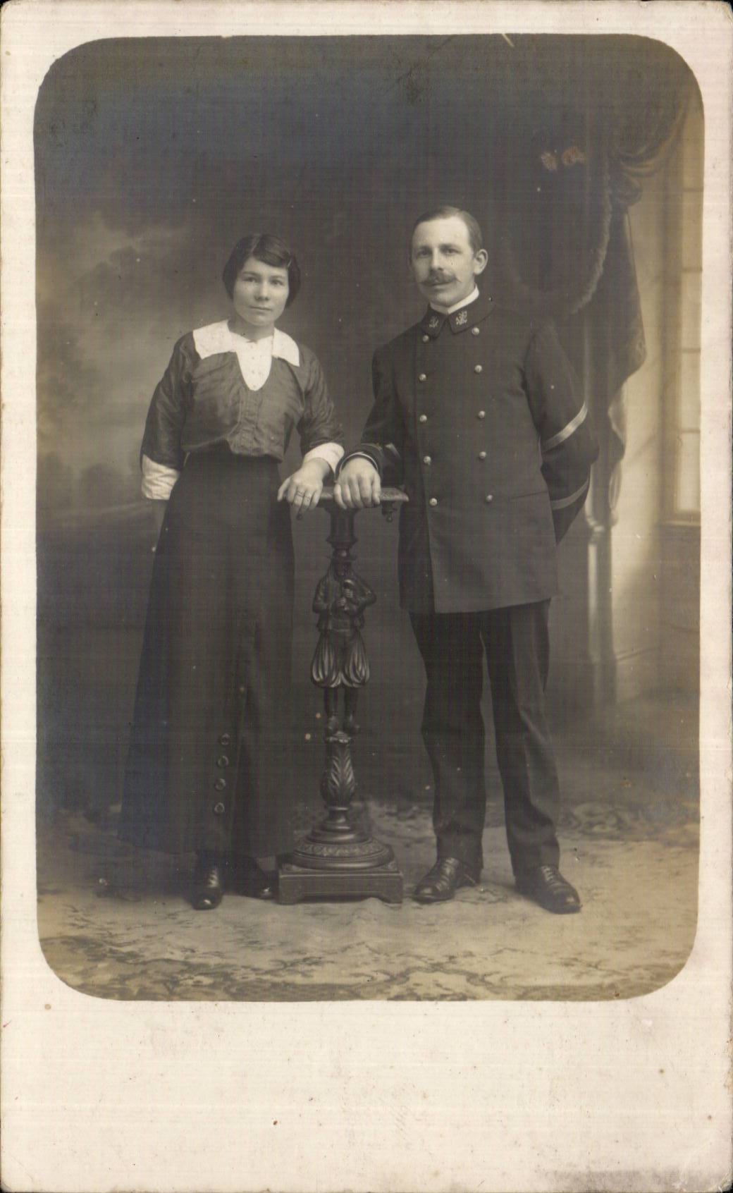 Real photo Militaria Soldier