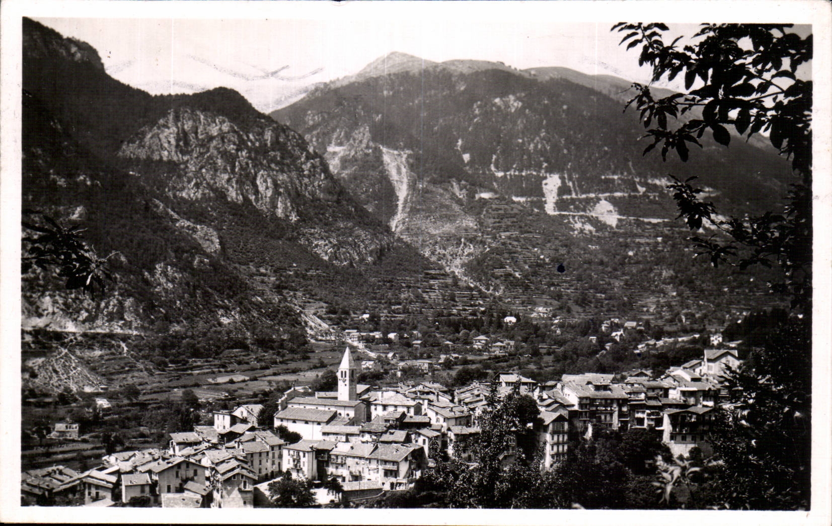 San Martin Vesubie - vision - CPA