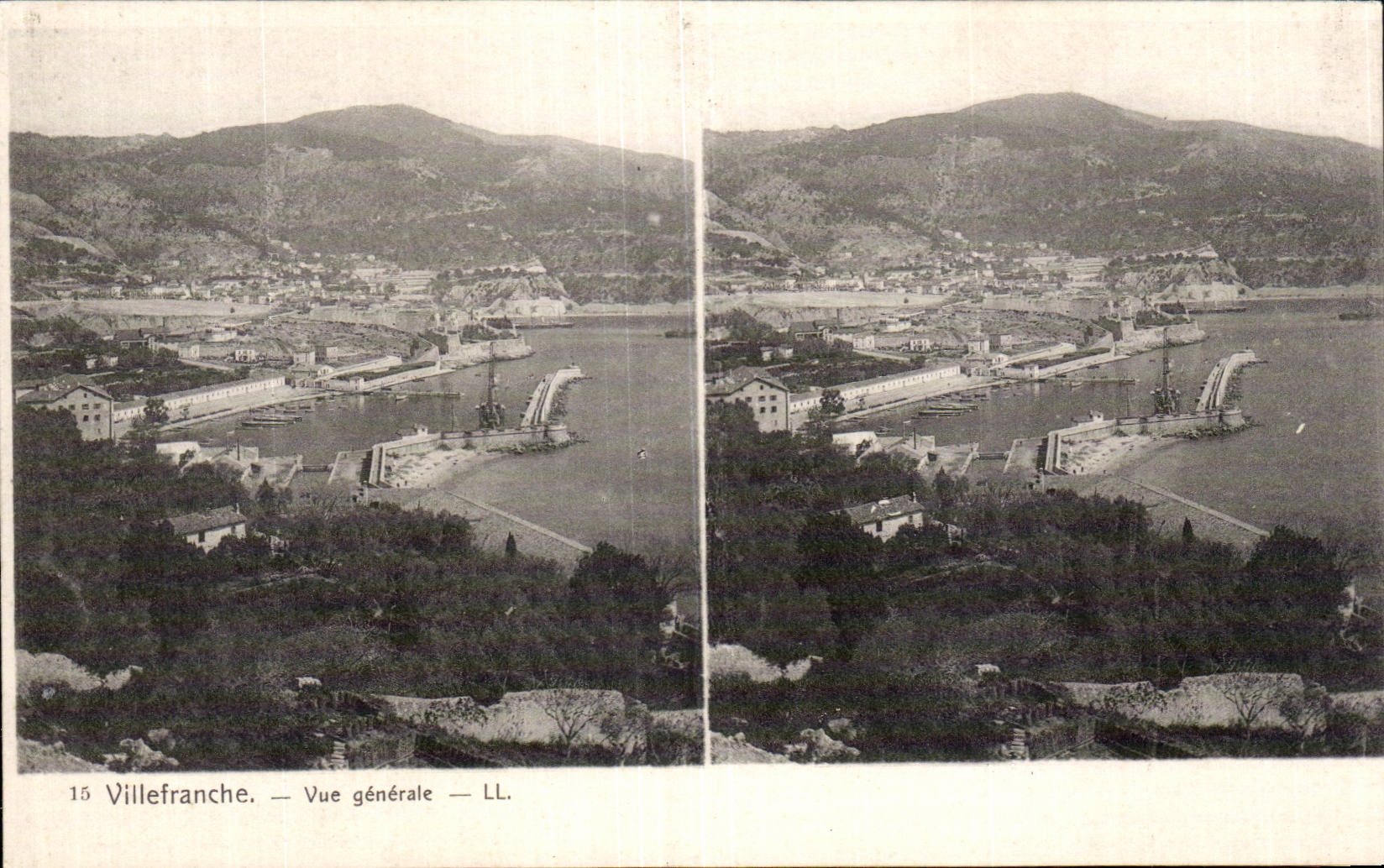 Villefranche - View - Stereoscopic Chart - CPA