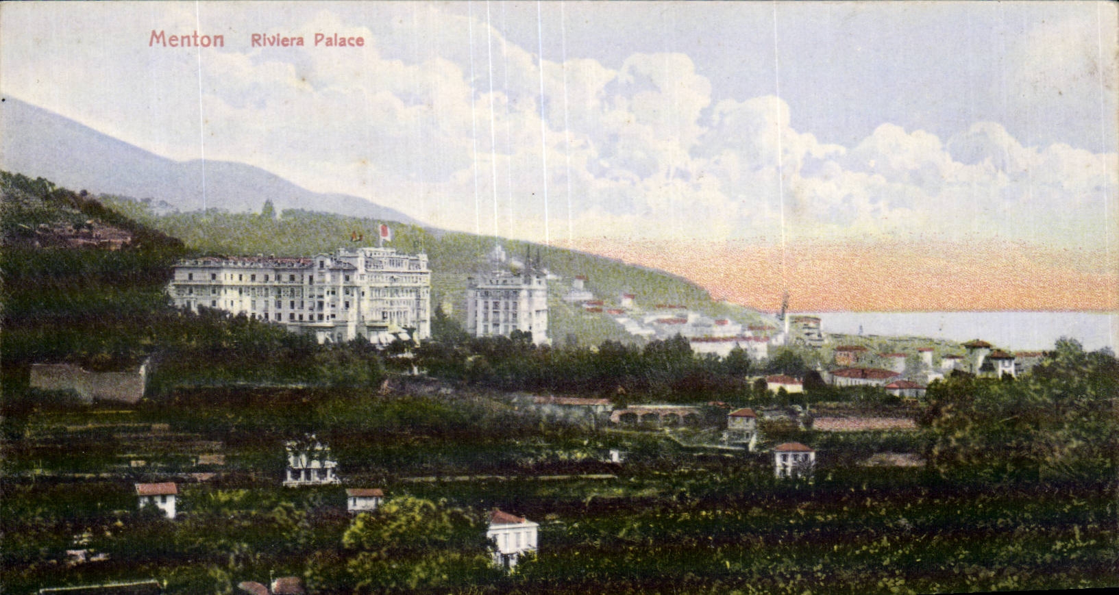 Menton - Riviera De luxe hotel - CPA