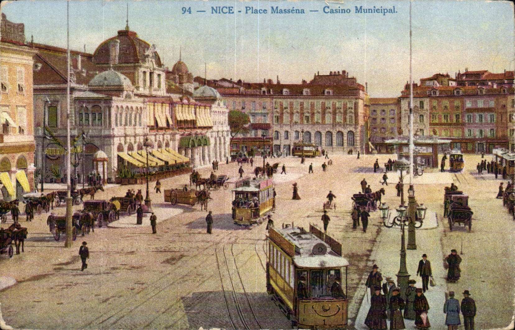 - Lugar de Massena - casino municipal agradable - CPA