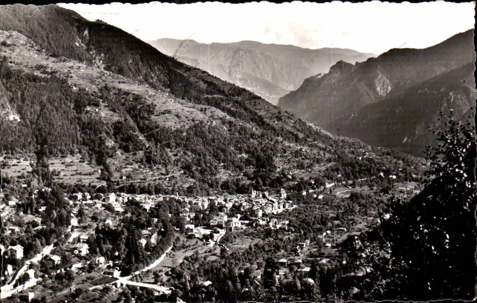 San Martin Vesubie - vista junto - CPA