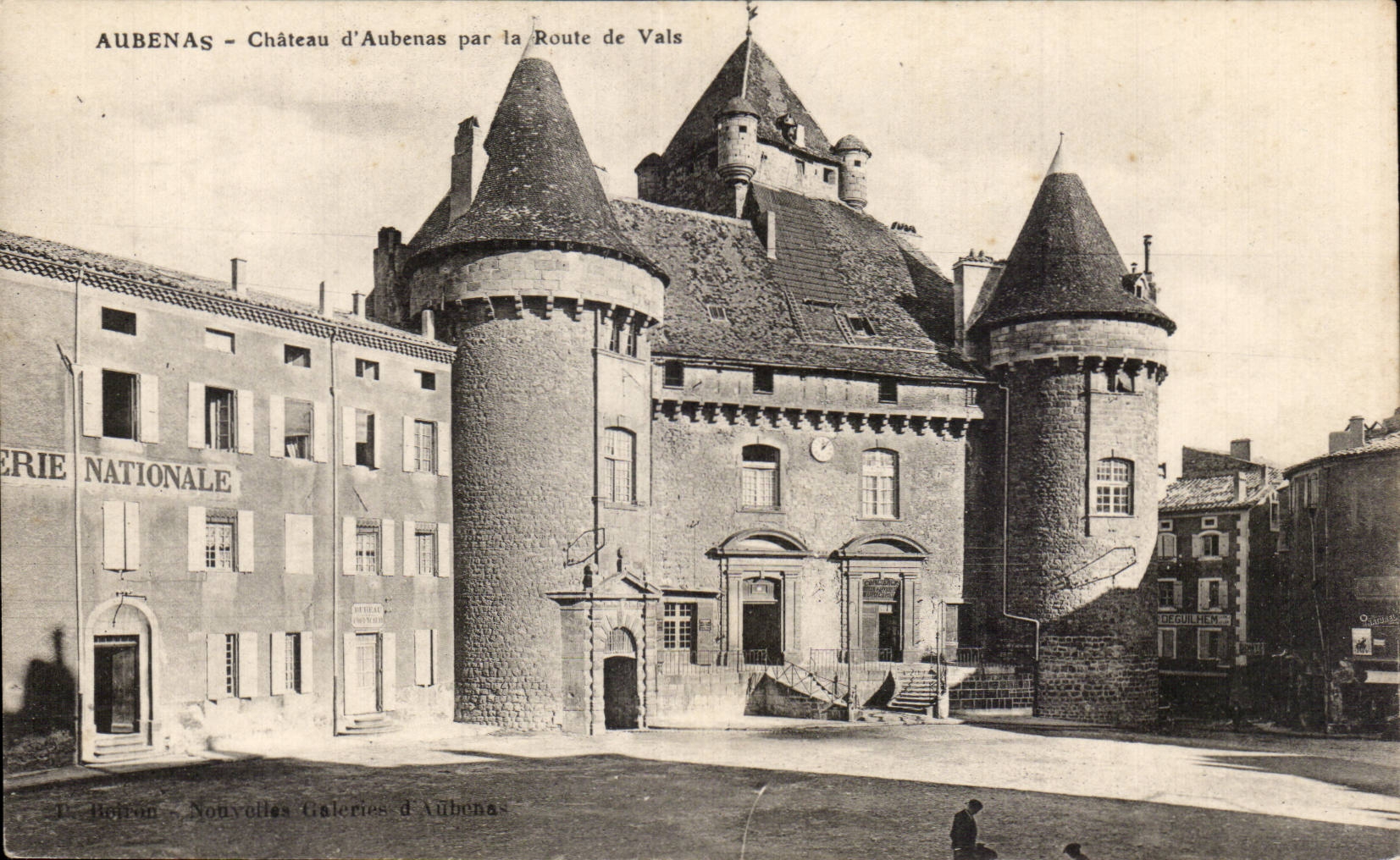 Aubenas - the Castle - By the Road of Valleys - CPA