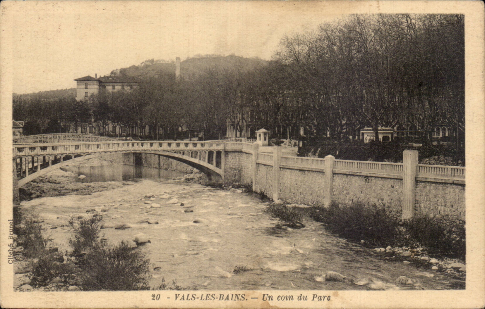Valleys les Bains - a Corner of the Park - CPA