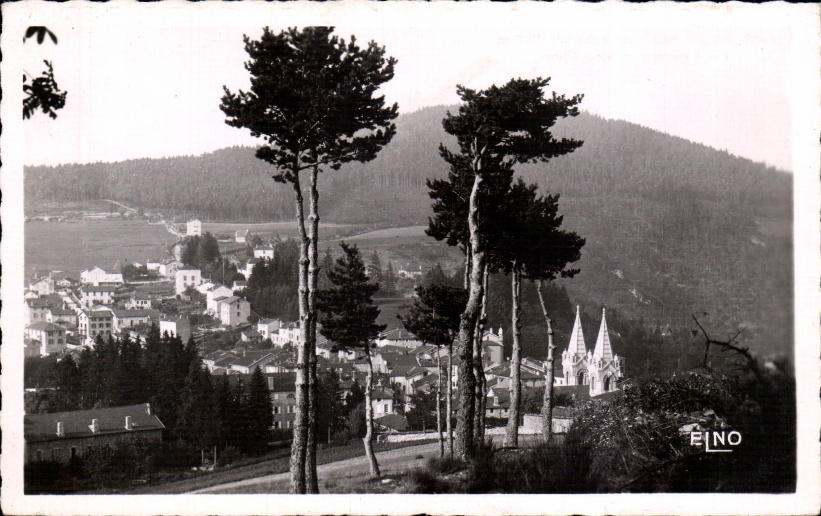 Fish ponds on the Rhone - View and Chaix Mount - CPA