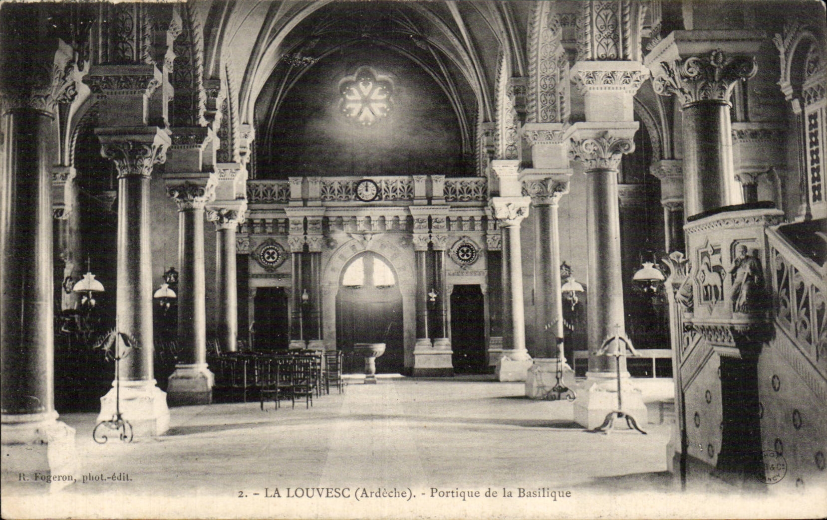 Louvesc - Gantry of the Basilica - CPA