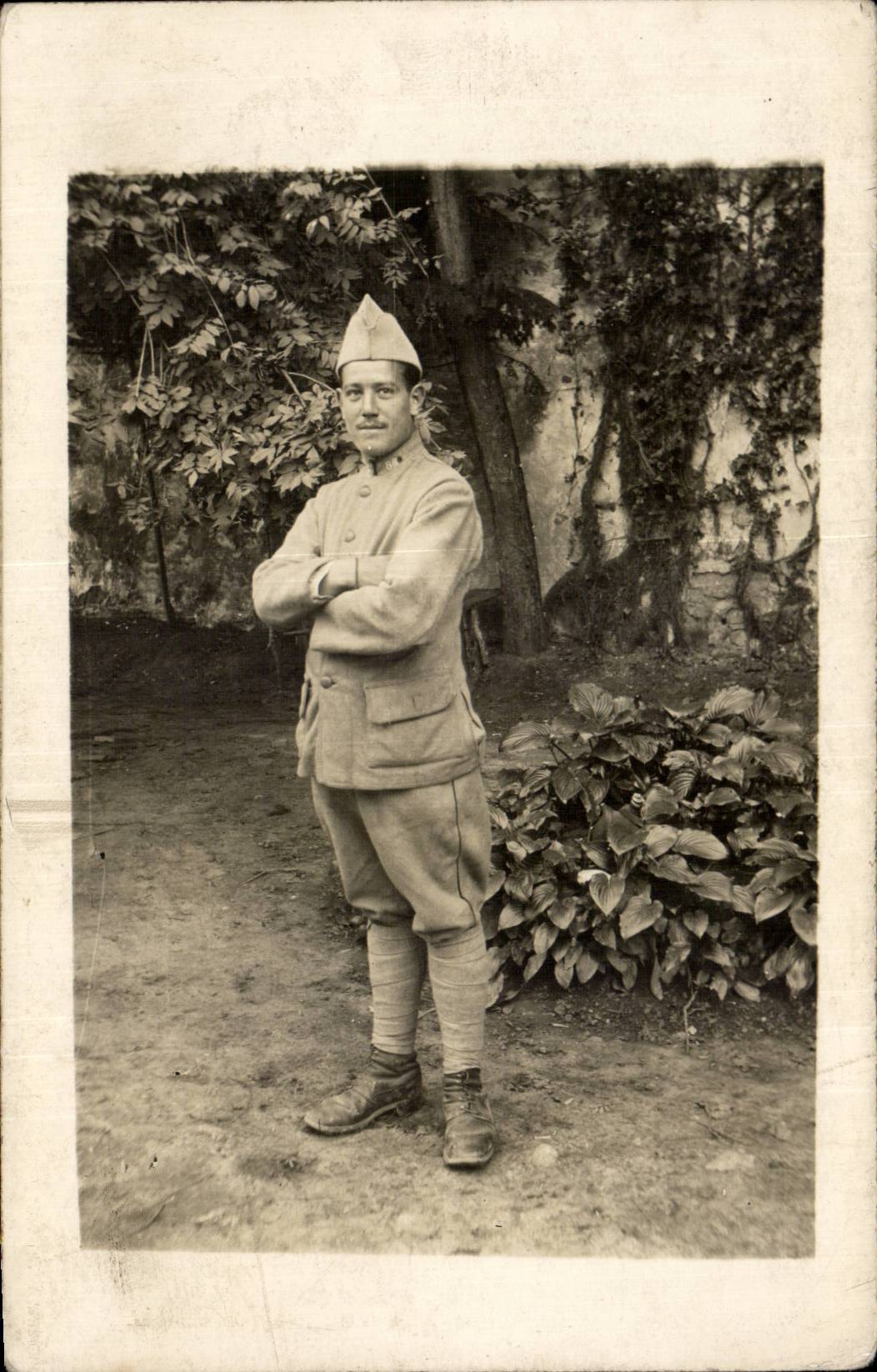 Real photo Militaria Soldier