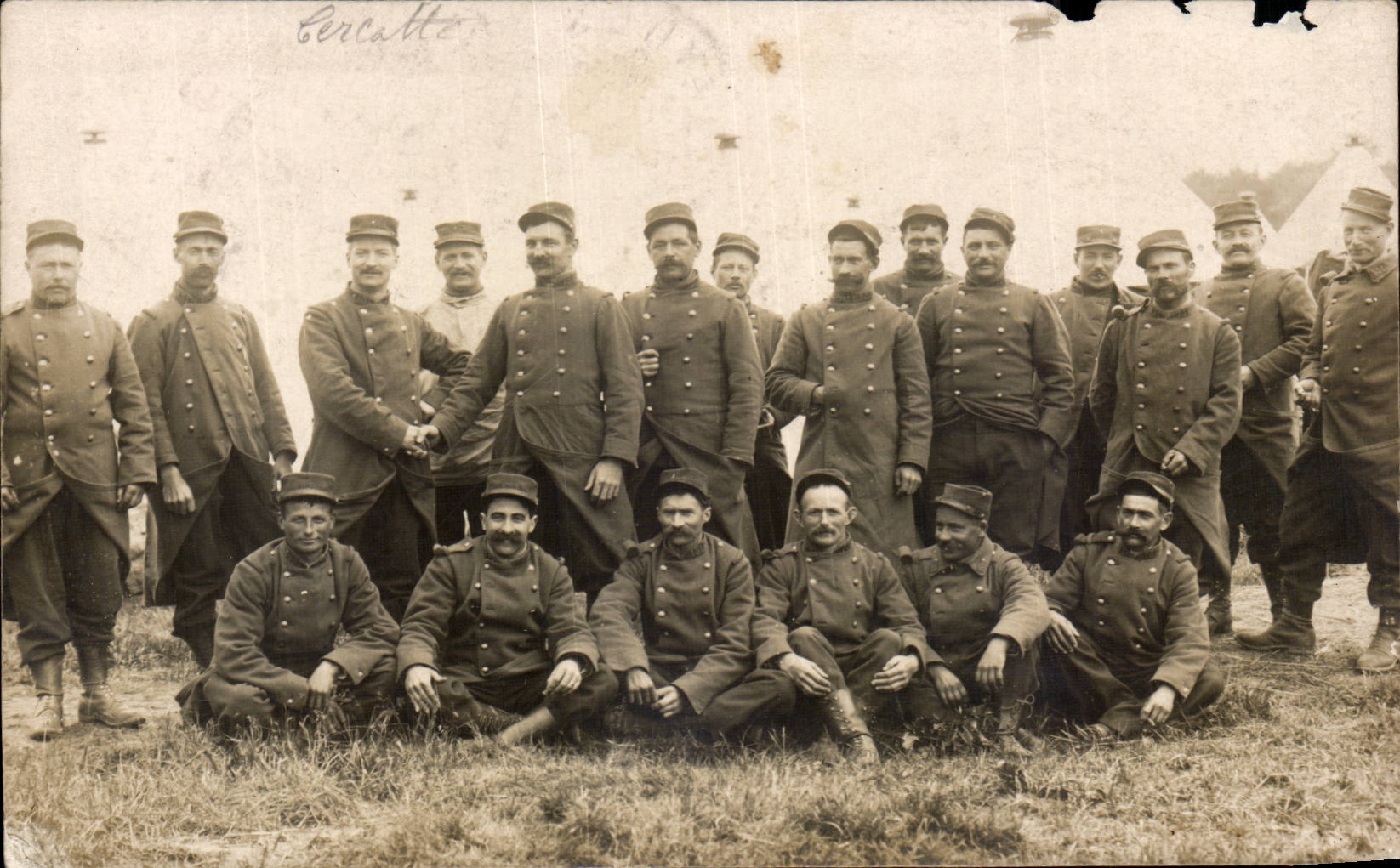 Real photo Ayoes Loiret Militaria Soldiers
