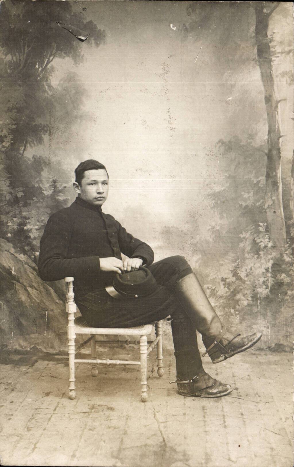 Real photo Militaria Soldier