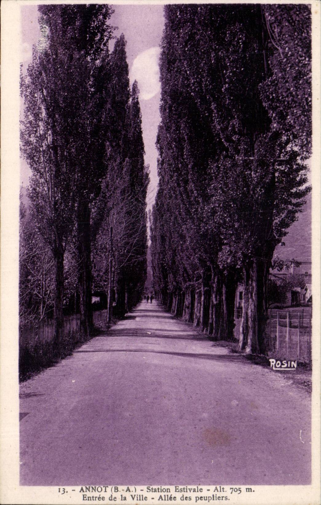 Annot - Philip Hotel - Any Comfort - Telephone 3 - CPA